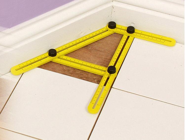 Angle-Izer Measuring Tool Gets The Perfect Angle For Cutting Wood, Tile, Brick