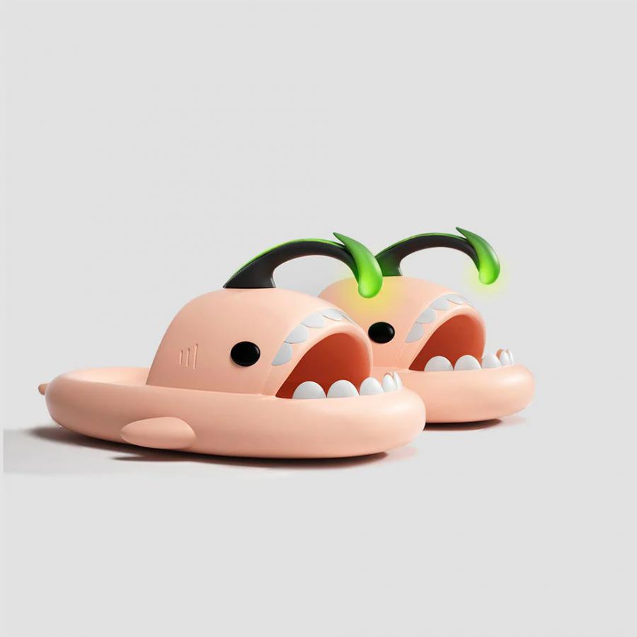 Glow in the Dark Angler Fish Sandals Slides