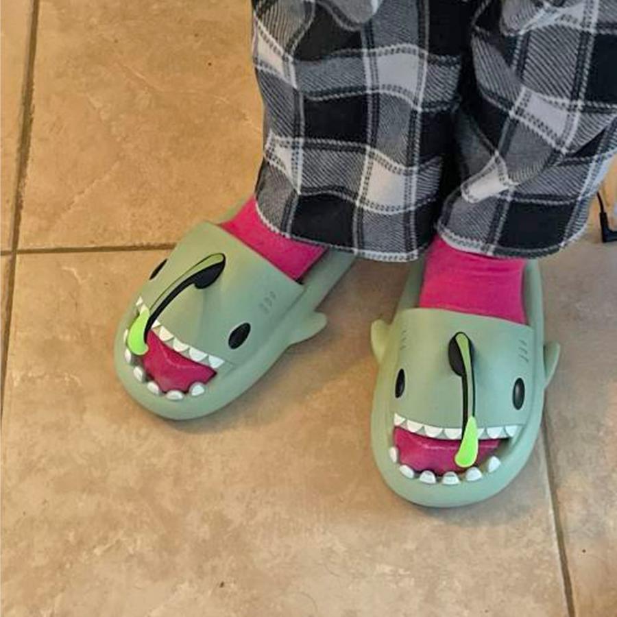 Glow in the Dark Angler Fish Sandals Slides