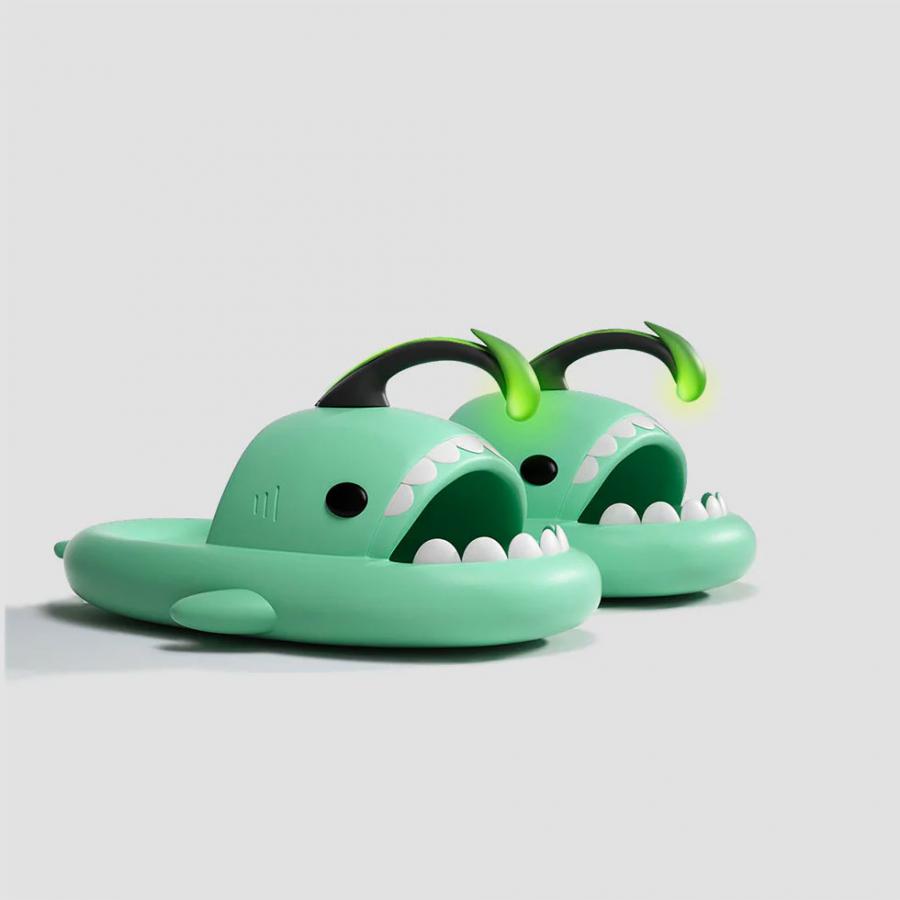Glow in the Dark Angler Fish Sandals Slides
