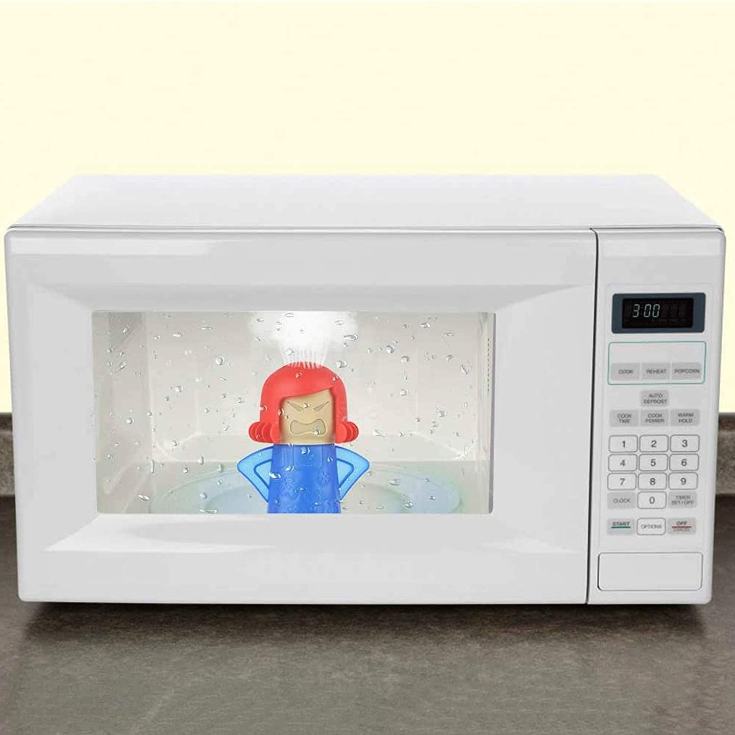 Angry Mama Microwave Cleaner Uses Steam To Clean The Crud Off Microwave