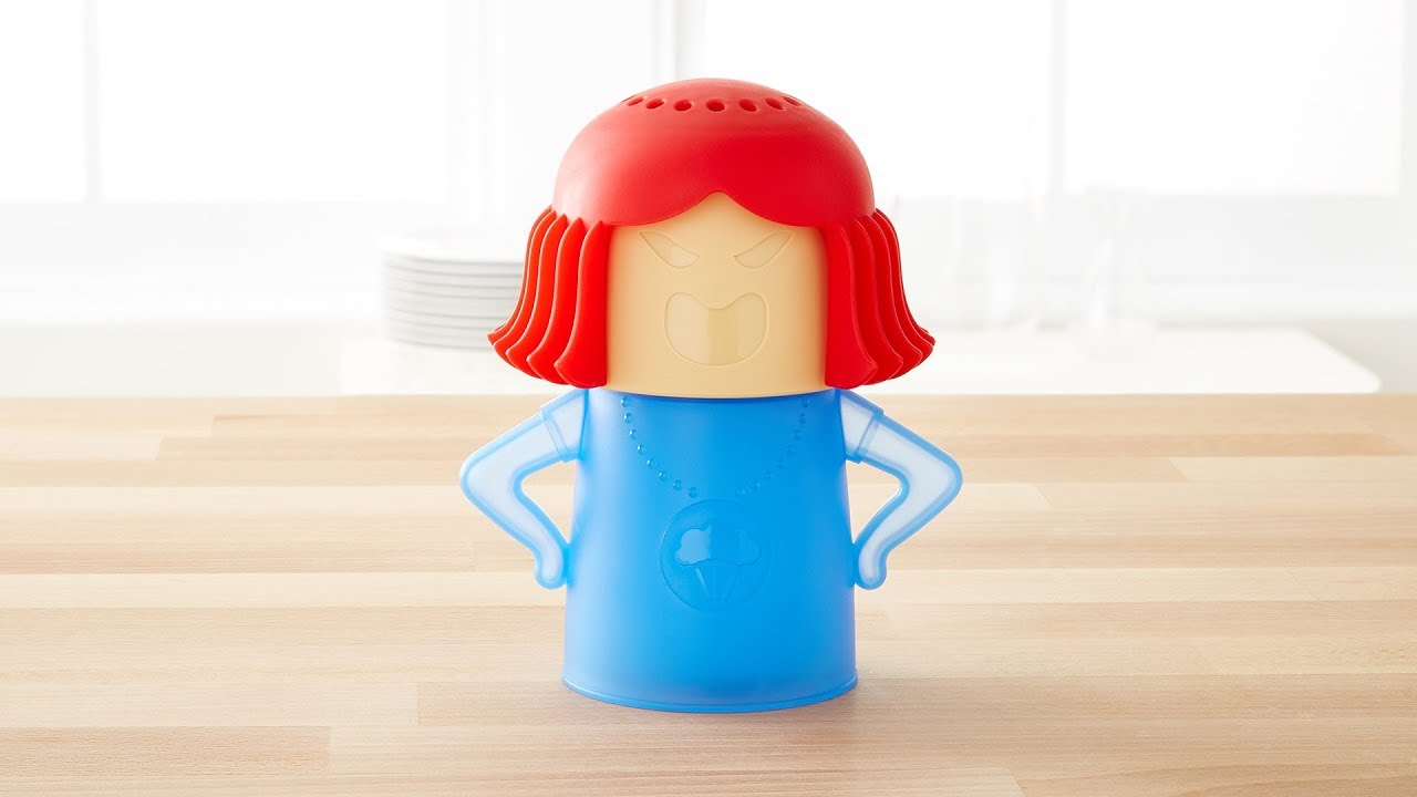 Angry Mama Microwave Cleaner Uses Steam To Clean The Crud Off Microwave