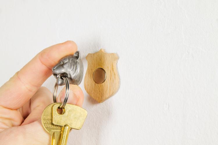 Magnetic Animal Head Key Holder - Hunting Trophy Animal Head Key Holder