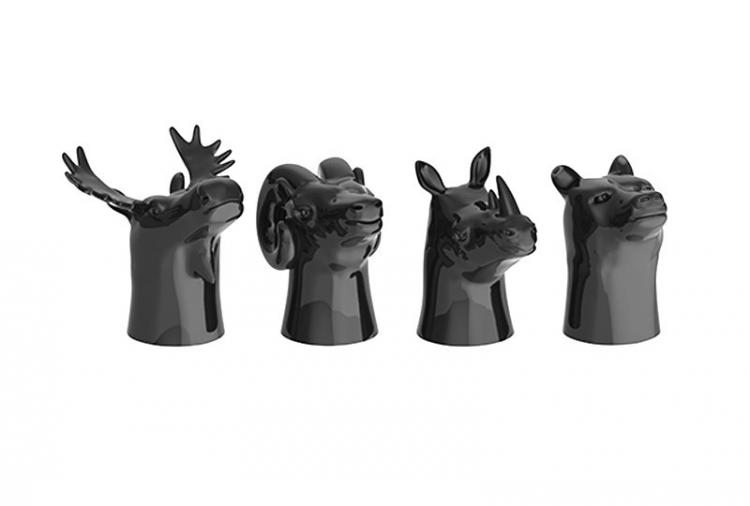 Animal Head Shot Glasses - Safari Animals Shot Glasses