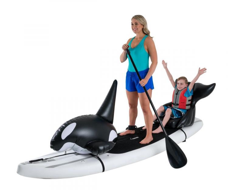Stand-up Paddle-Board Floats Turn Your Board Into a killer whale - killer whale floats for SUP