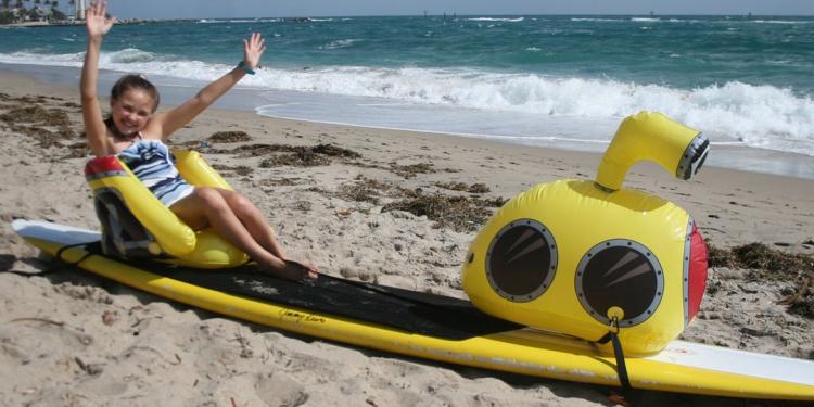 Stand-up Paddle-Board Floats Turn Your Board Into a submarine - submarine floats for SUP