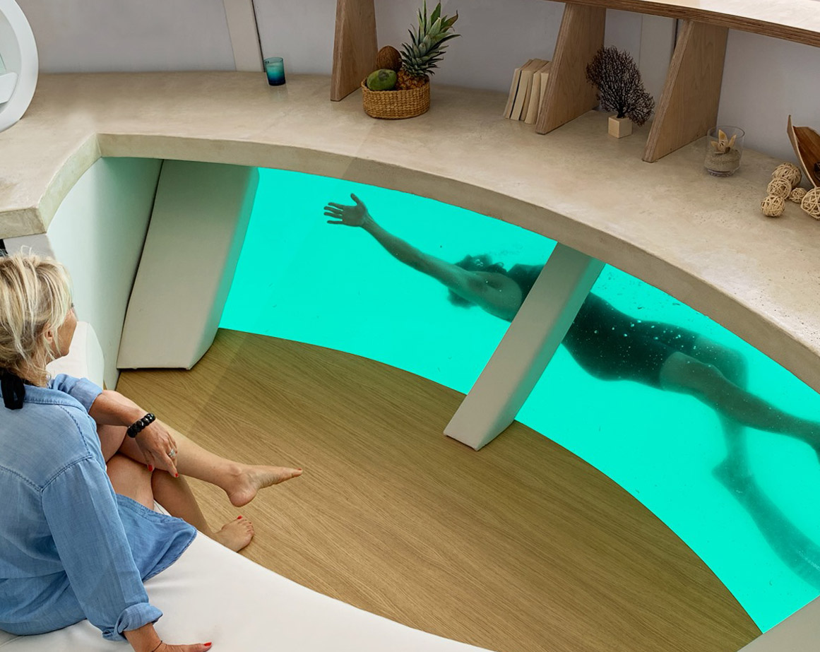 Anthenea Solar Powered Luxury Floating Hotel Suite - UFO-shaped saucer boat home