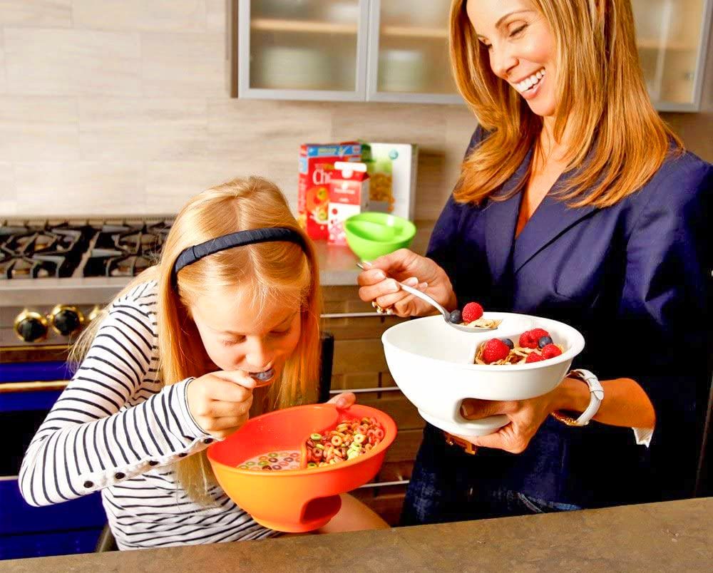 Genius Cereal Bowl Separates Your Milk and Cereal To Prevent Sogginess - Anti-soggy cereal bowl