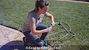 Aquapaw Palm Dog Scrubber and Sprayer - Spray water from your palm to wash your dog - connects to garden hose or shower head