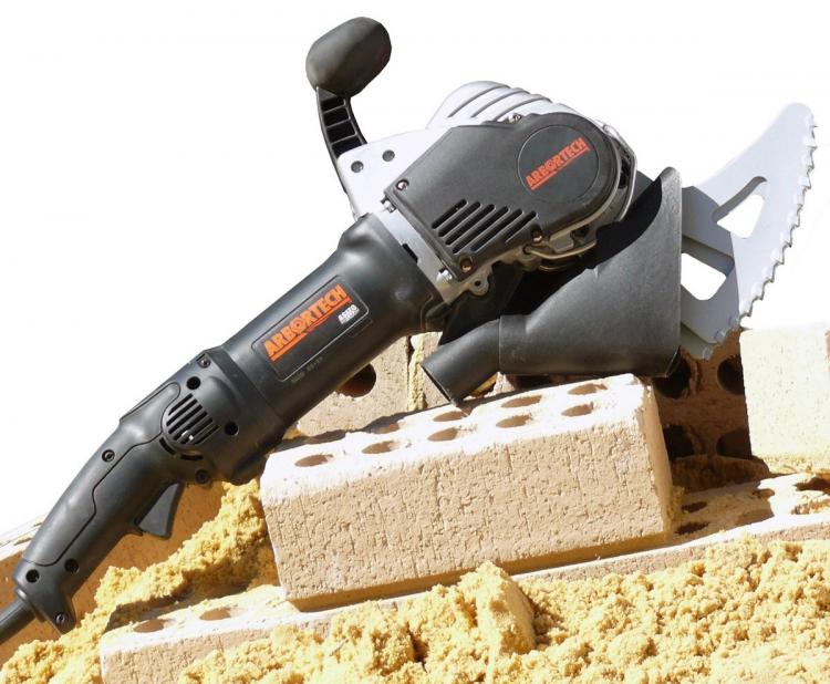Arbortech Brick and Mortar Saw Saws Through Brick Like Butter - Arbortech brick saw AS170