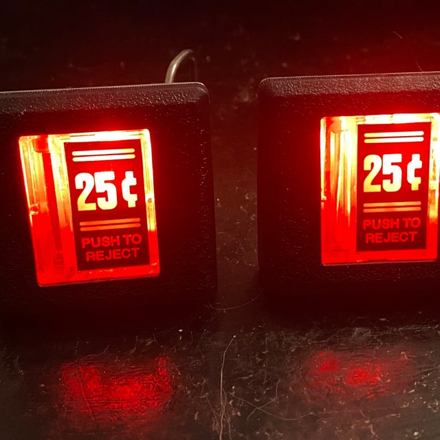 Light-up Insert Coin Arcade Coin Slot Belt Buckle