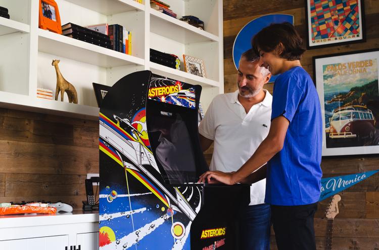 Arcade1Up Mini 4 Foot Retro Arcade Machine - 3/4 scale replica cabinet arcade machine