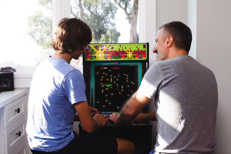 Arcade1Up Mini 4 Foot Retro Arcade Machine - 3/4 scale replica cabinet arcade machine