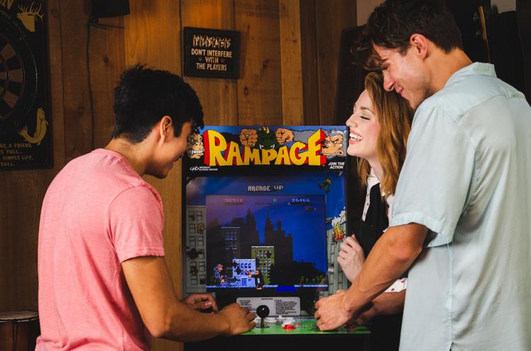 Arcade1Up Mini 4 Foot Retro Arcade Machine - 3/4 scale replica cabinet arcade machine
