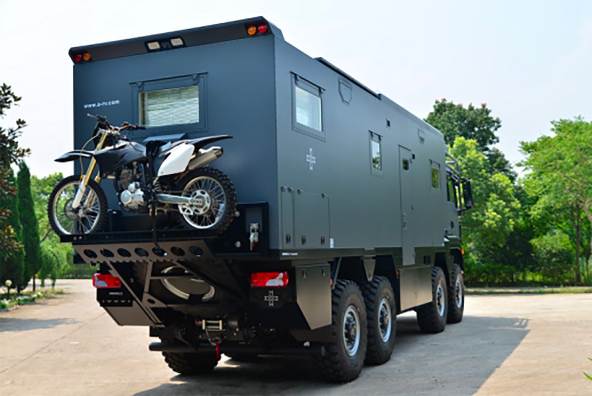 Armadillo Conquistador F Luxury Off-Road RV with pop-up terrace