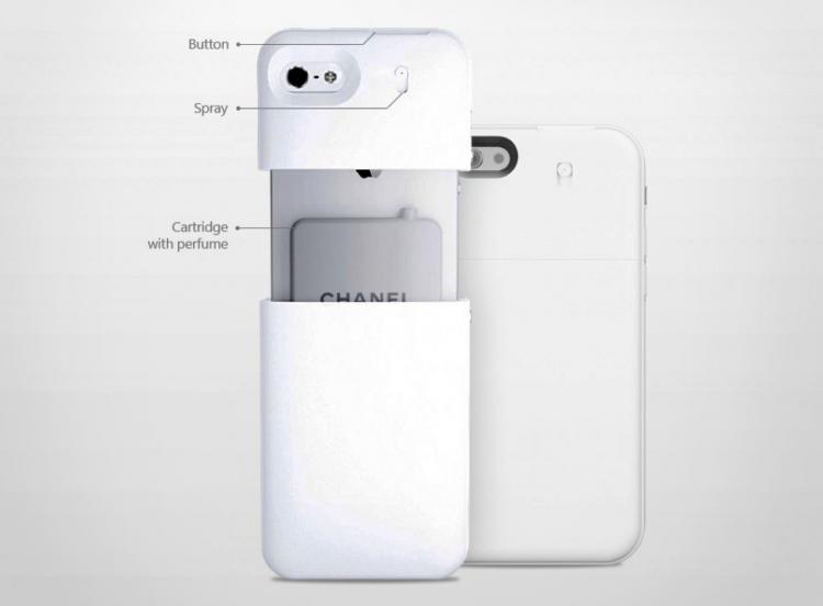 AromaCase Perfume Spraying iPhone Case