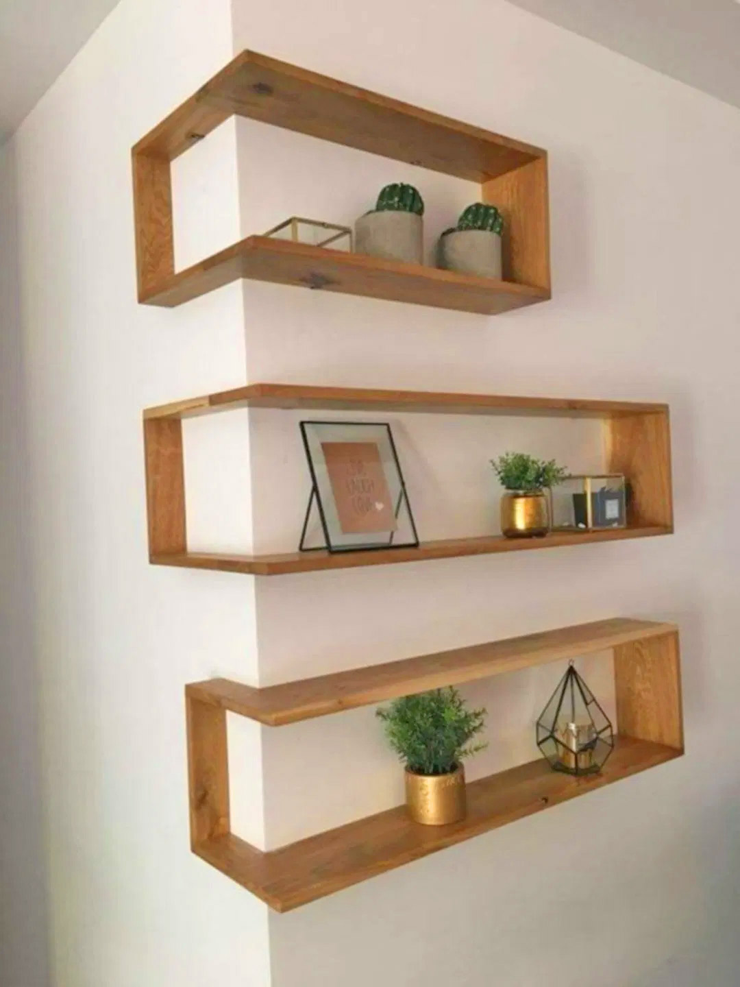 Around the corner shelves design ideas - Wrap-around corner shelving and bookcases