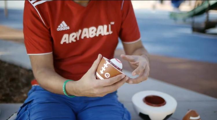 Arya Ball 5-in-1 Nested Sports Ball and Bat - Nesting Sports Balls