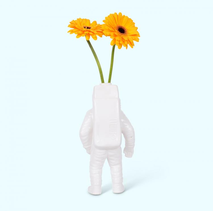 Astronaut Flower Vase - Space Man Vase