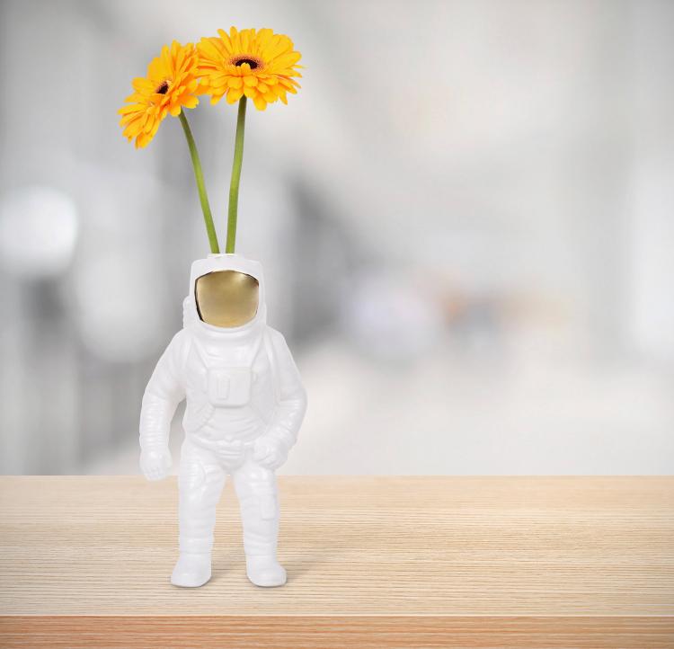 Astronaut Flower Vase - Space Man Vase