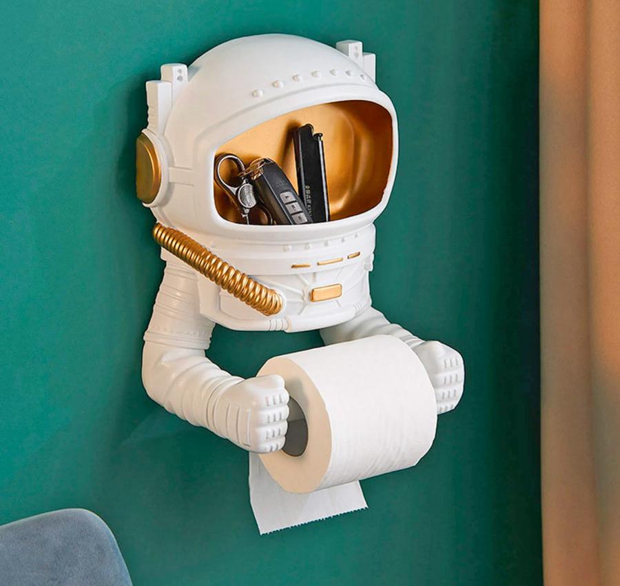 Astronaut Toilet Paper Holder