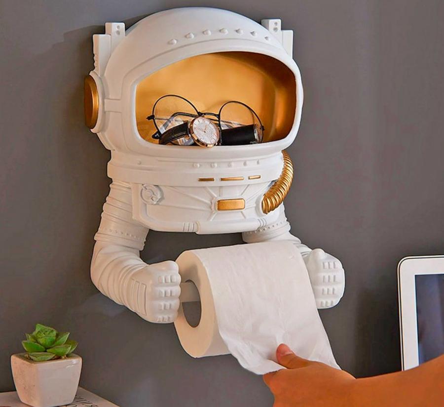 Astronaut Toilet Paper Holder