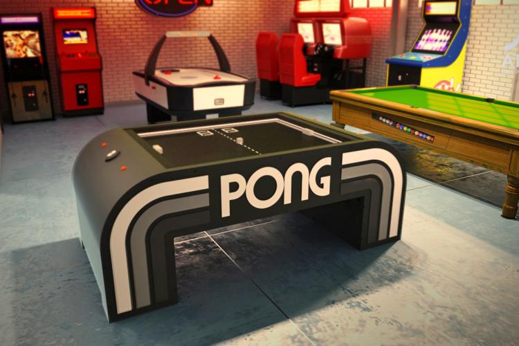ATARI Pong Coffee Table - Real Life Pong Table