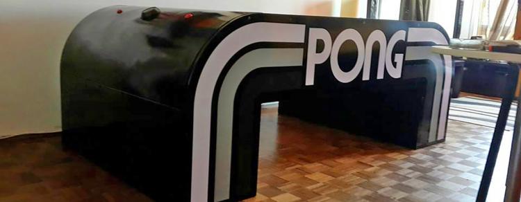 ATARI Pong Coffee Table - Real Life Pong Table