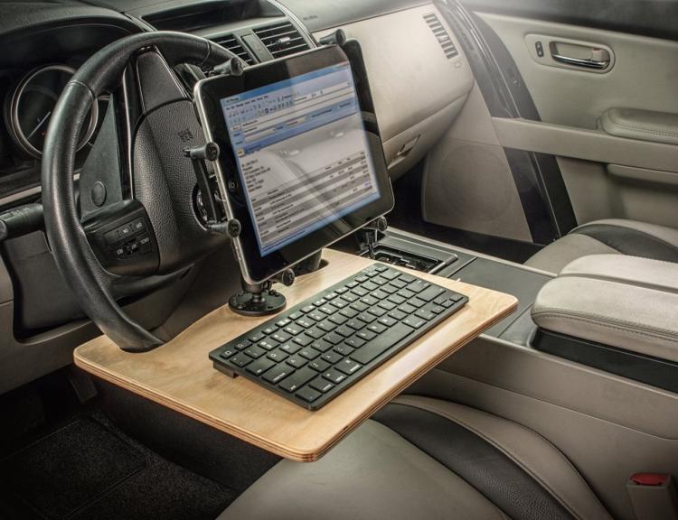 AutoExec WheelMate Steering Wheel Tray Table - Car Steering Wheel tray lets you eat and work in the car