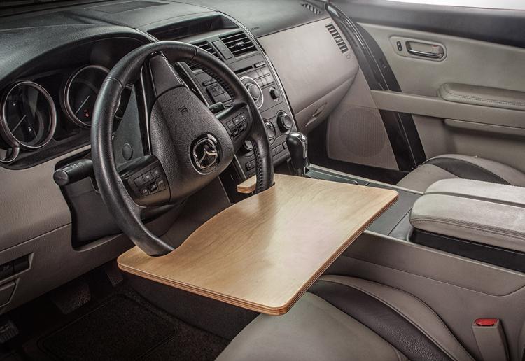 AutoExec WheelMate Steering Wheel Tray Table - Car Steering Wheel tray lets you eat and work in the car