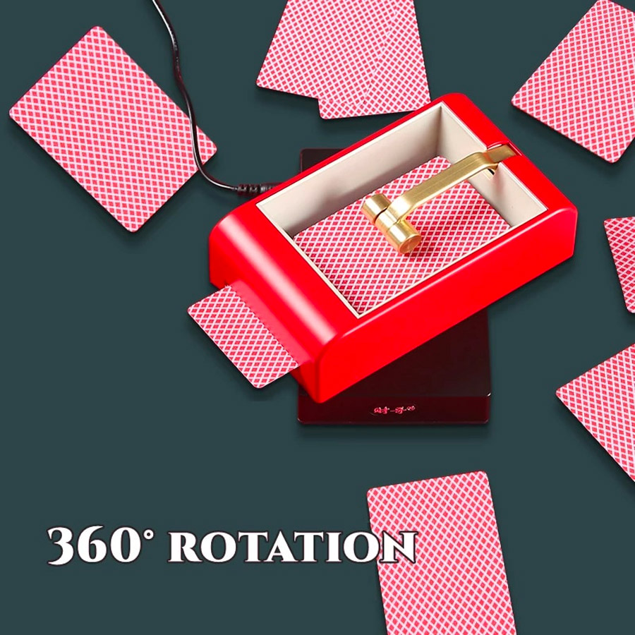 Automatic Card Dealing Robot - 360 degree rotating card dealer machine