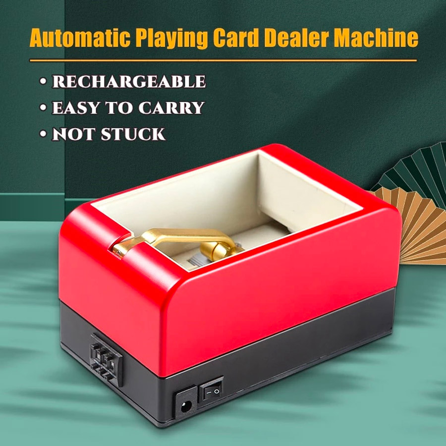 Automatic Card Dealing Robot - 360 degree rotating card dealer machine