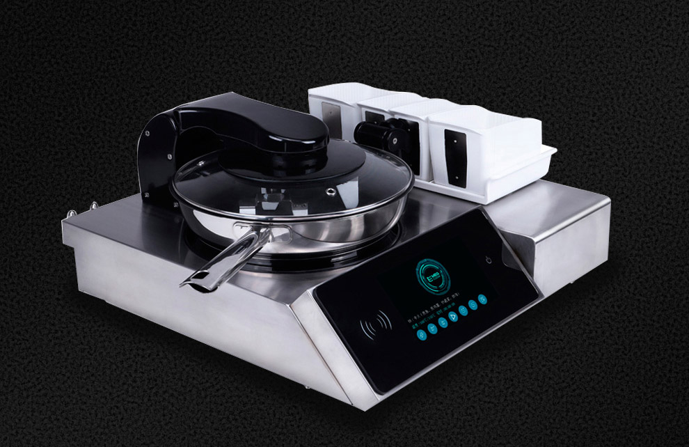Automatic Fried Rice Maker Robot - Auto dumping stir-fry cooking machine