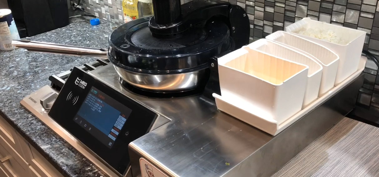 Automatic Fried Rice Maker Robot - Auto dumping stir-fry cooking machine