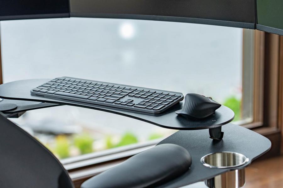 mwelab Emperor XT Automatic Reclining Robotic Desk Ultimate Workstation
