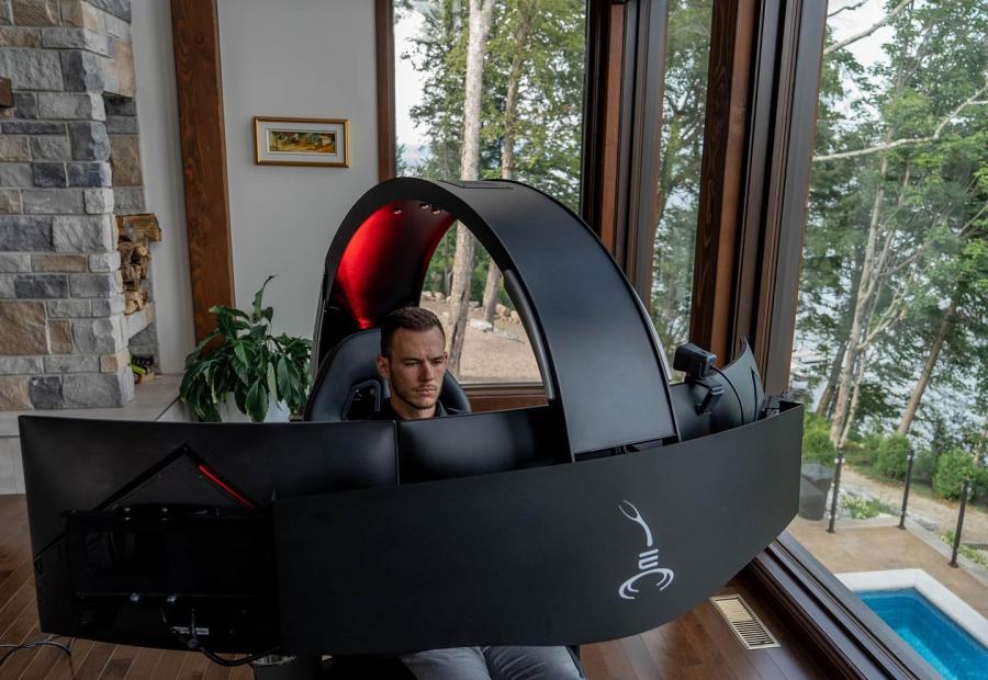 mwelab Emperor XT Automatic Reclining Robotic Desk Ultimate Workstation
