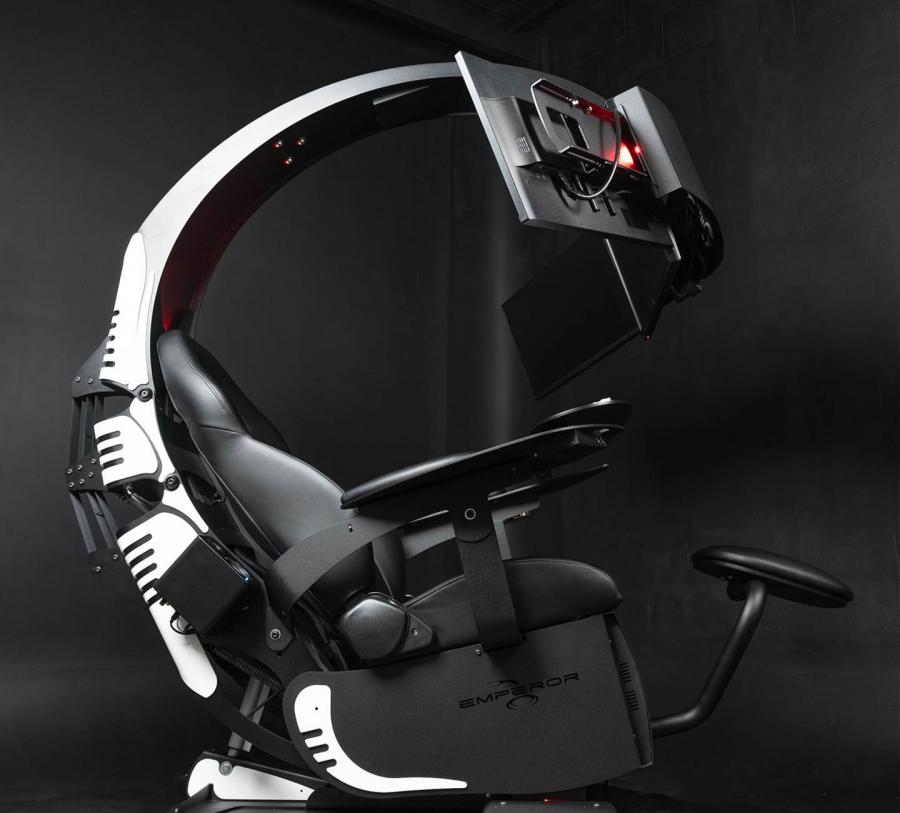 mwelab Emperor XT Automatic Reclining Robotic Desk Ultimate Workstation
