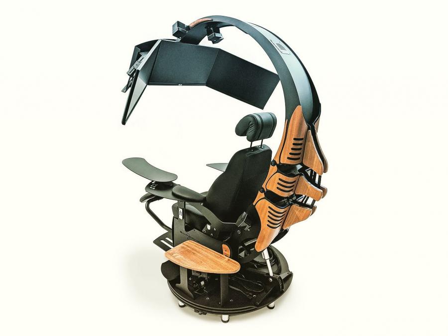 mwelab Emperor XT Automatic Reclining Robotic Desk Ultimate Workstation