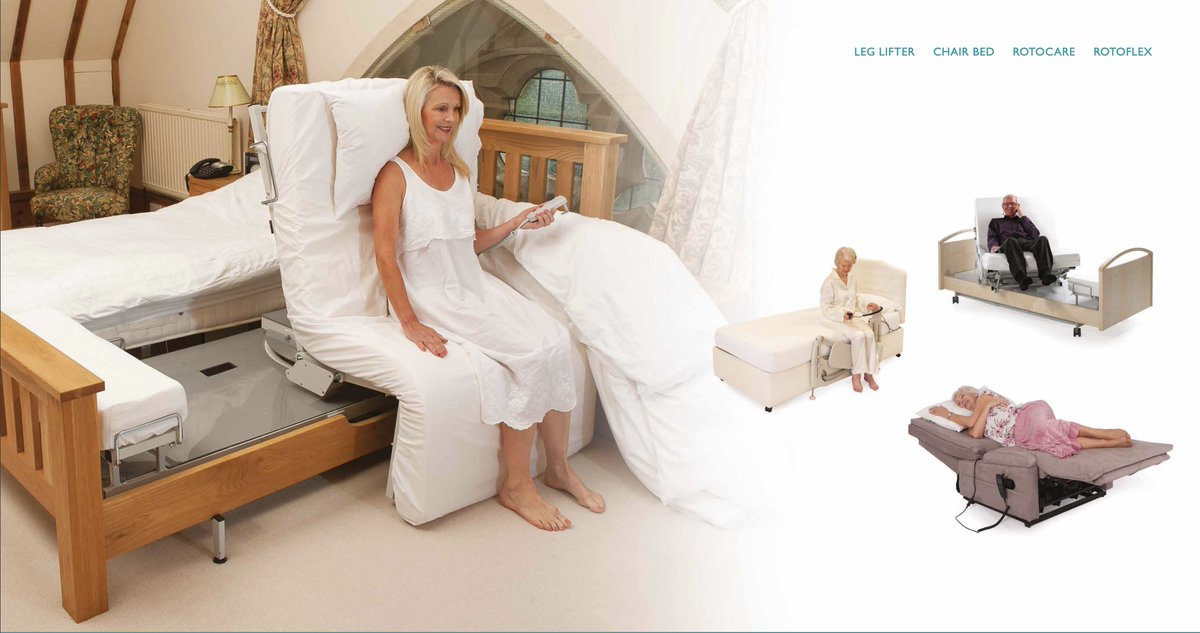 Rotoflex Automatic Rotating Bed Helps Those In Need Easily Get In and Out Of Bed