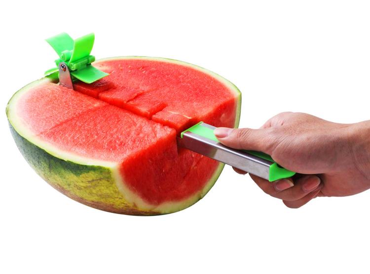 Automatic Watermelon Cube Slicer With Rotating Slicer Blades - Quickest watermelon slicer