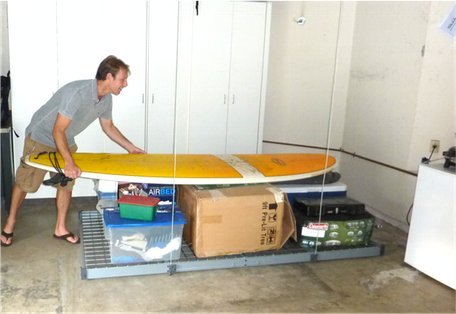 Auxx-Lift - Remote Controlled Storage Lift - Motorized Garage/Basement Storage Lift System