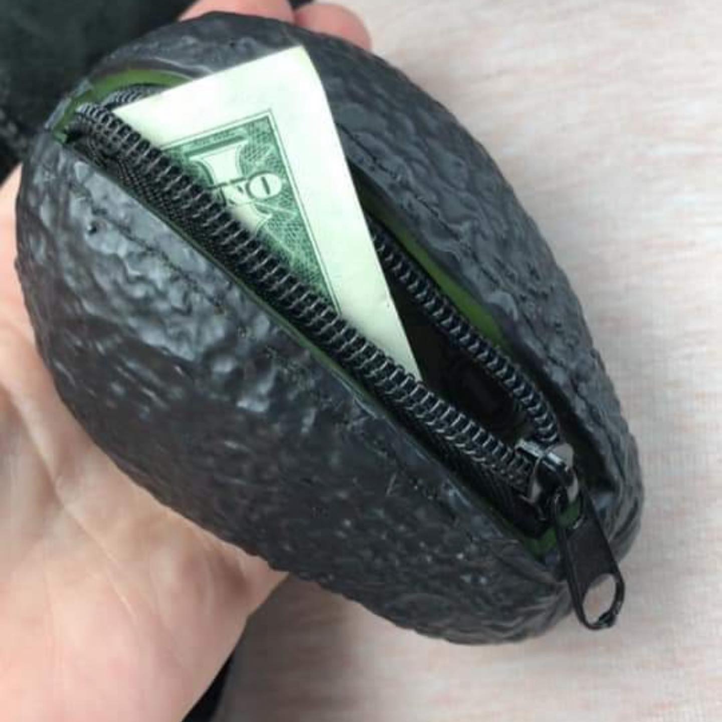 Avocado Purse - Realistic Avocado Coin Purse Clutch
