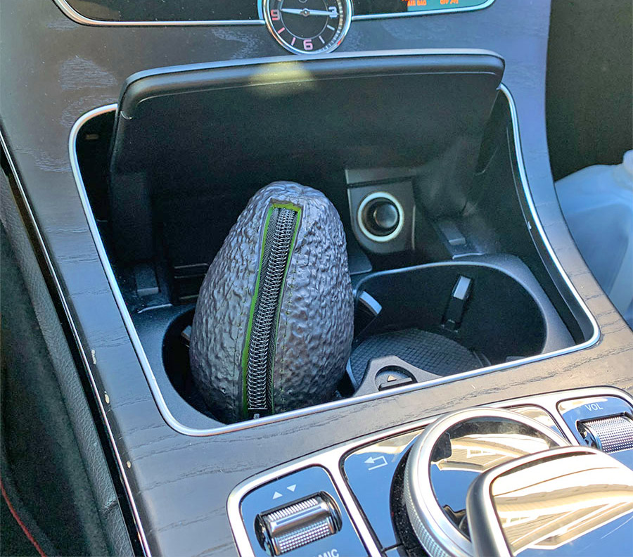 Avocado Purse - Realistic Avocado Coin Purse Clutch
