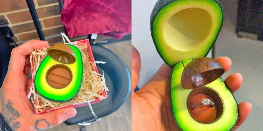 Avocado Ring Holder Box