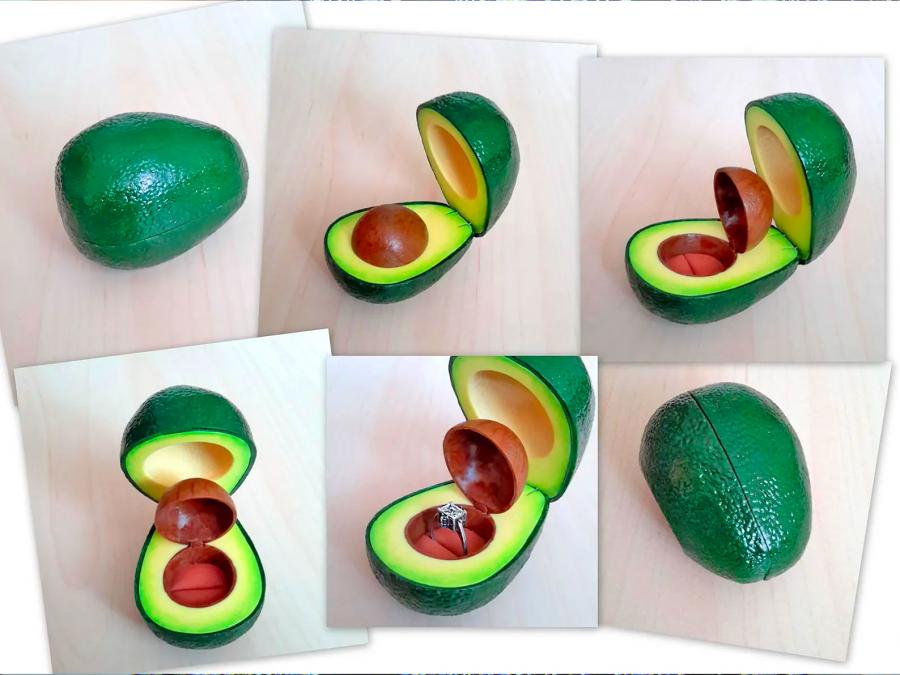 Avocado Ring Holder Box