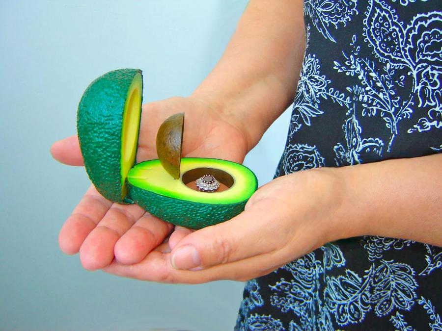 Avocado Ring Holder Box