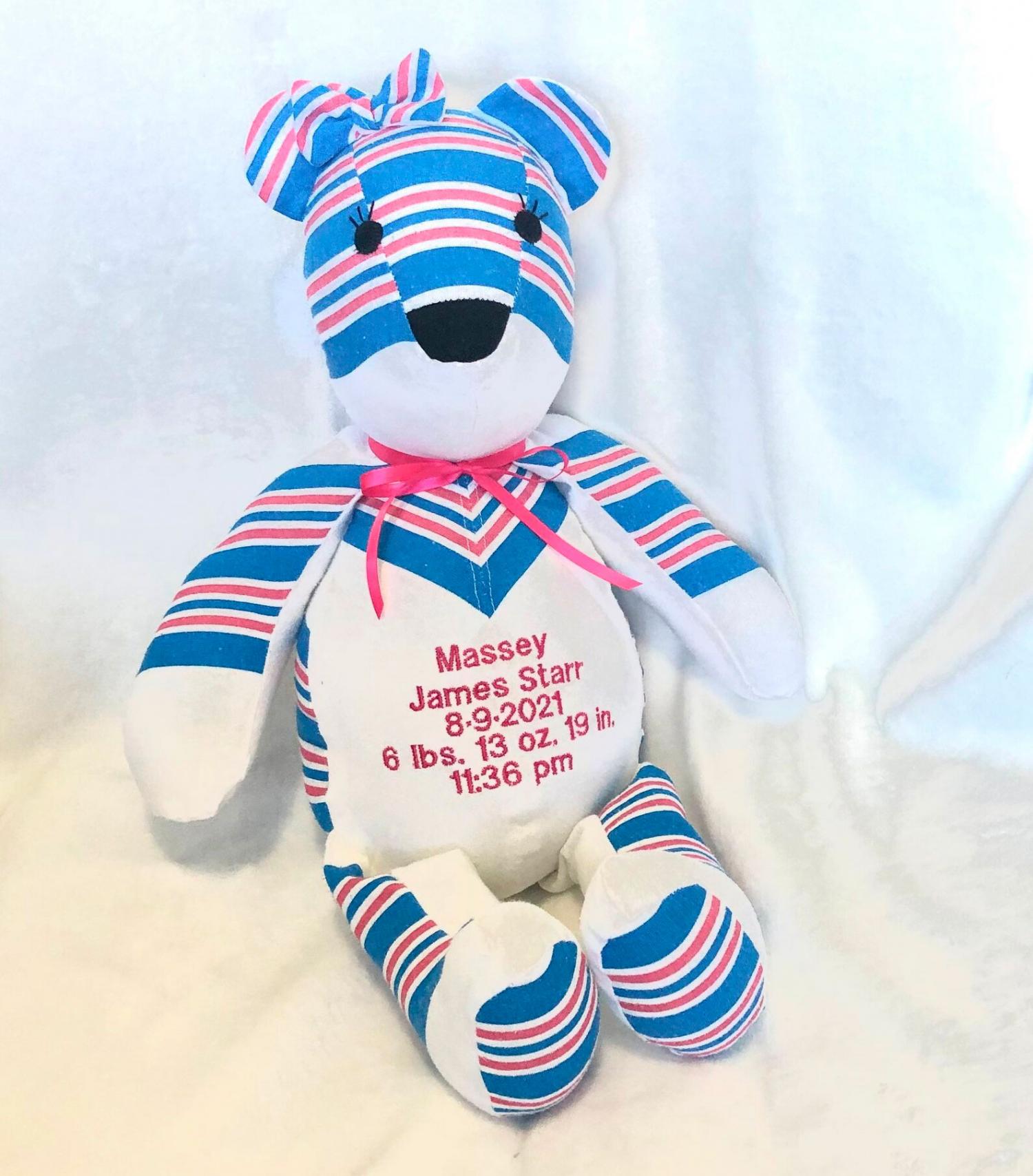 Turn Your Babys Hospital Blanket Into a Keepsake Stuffed Animal