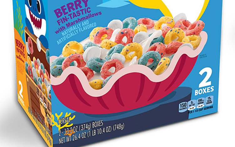 Baby Shark Cereal - Kellogg's Baby Shark Kids Breakfast Cereal