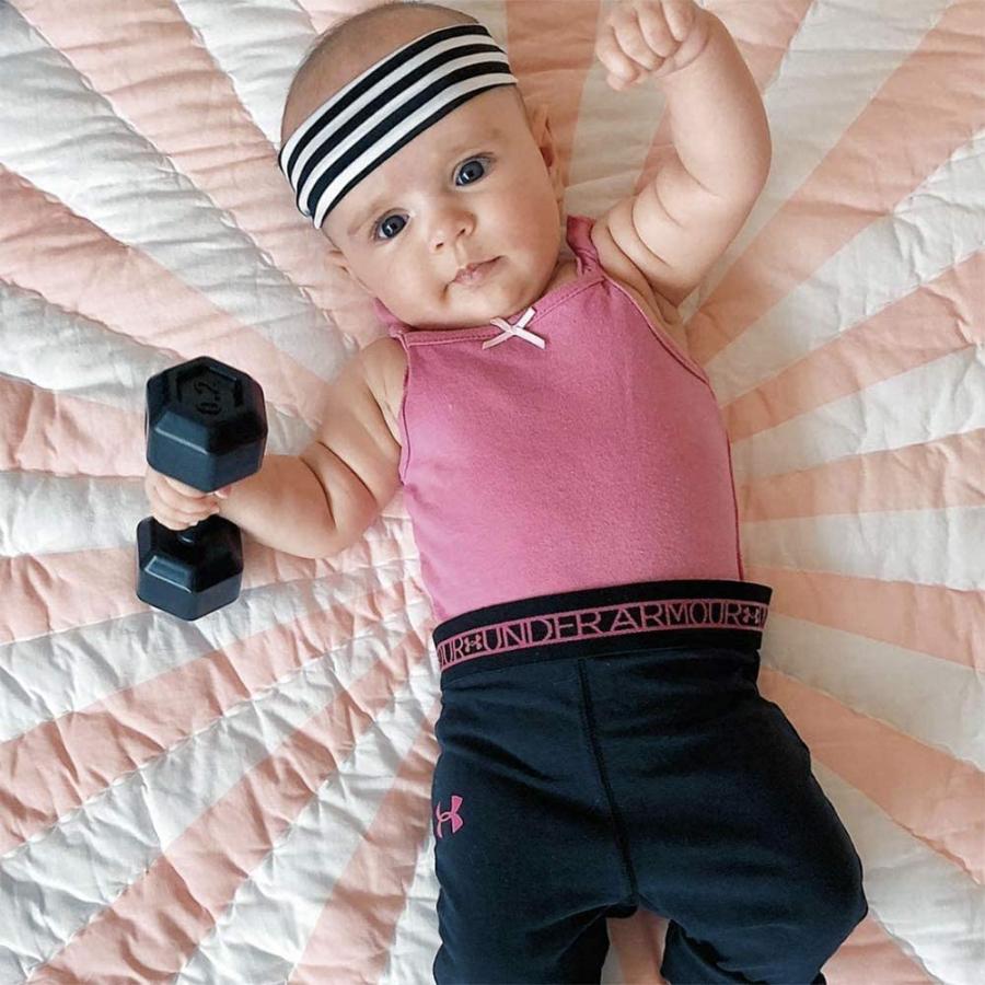 Dumbbell baby rattle toy