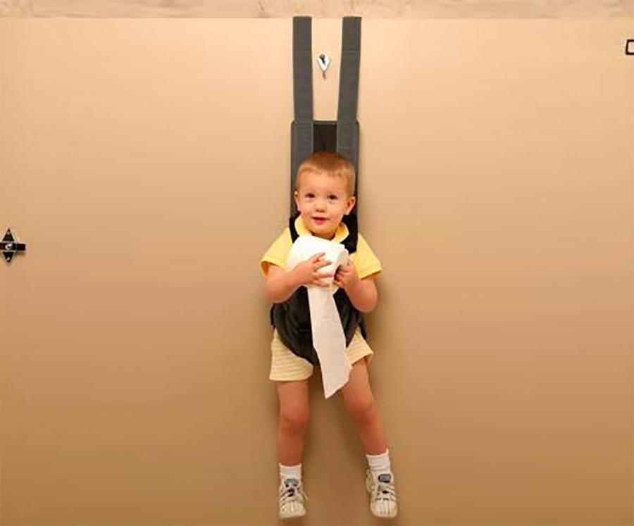 Babykeeper Baby Wall Hanger - Bathroom stall baby holder
